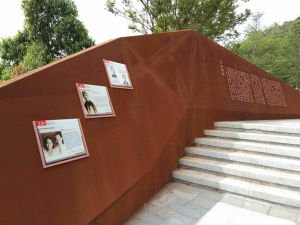 通州耐候钢挡土墙